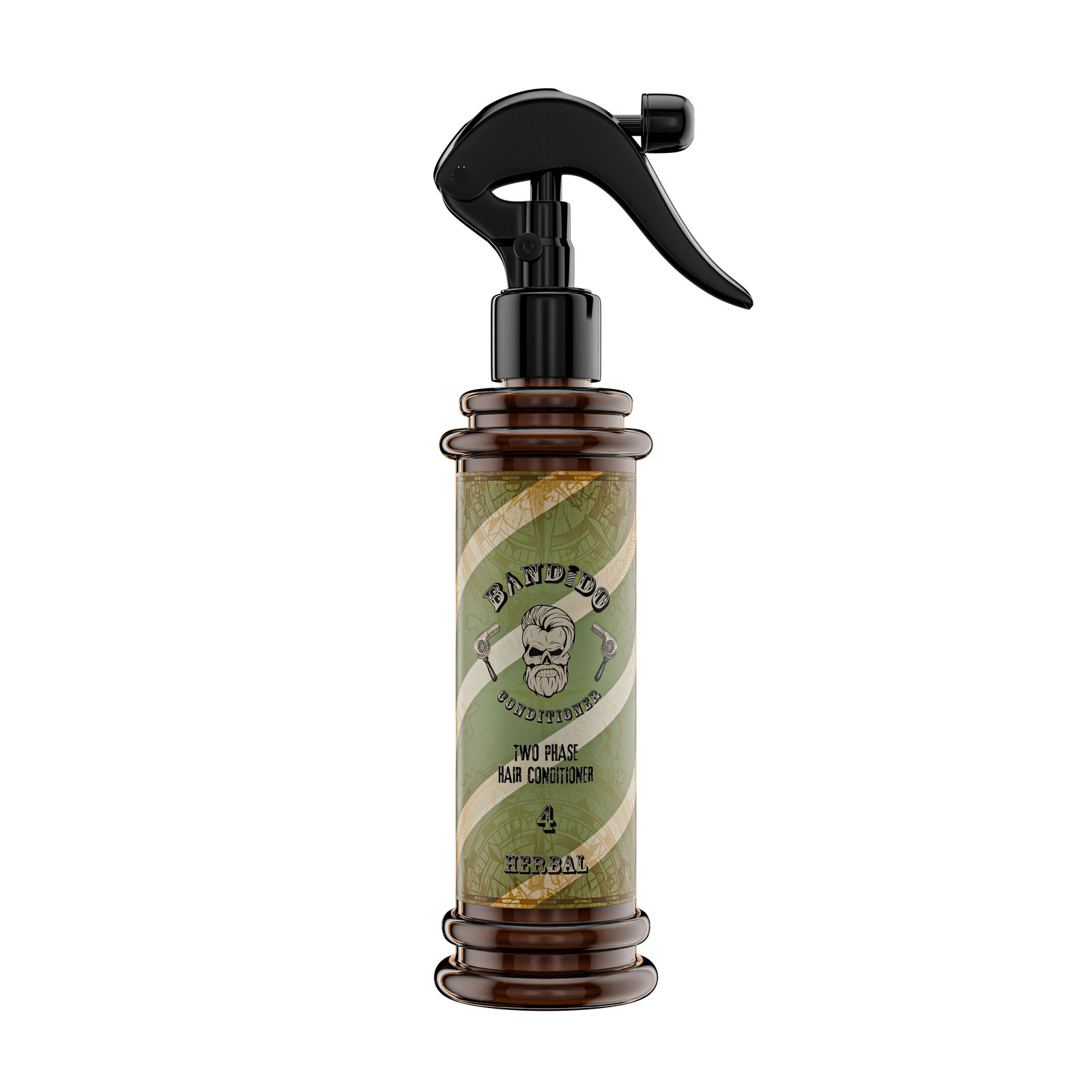 Чоловічий двофазний кондиціонер для волосся Bandido Two Phase Hair Conditioner 4 Herbal із трав'яним екстрактом, 350 мл